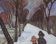 Edvard Munch Street painting